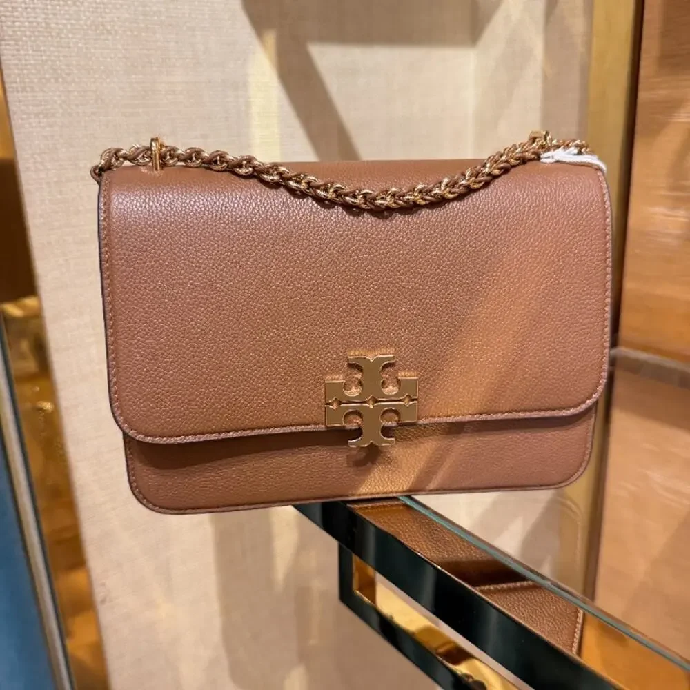 NEW‼️Tory Burch Britten Small Shoulder Bag 171522 $550 Forest Brown
